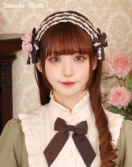 ローズリボンヘッドドレス