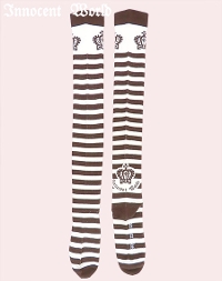 lɂȂAXNEI[o[j[<br>Grown up Alice Crown Over Knee Socks