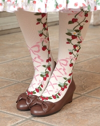ロイヤルストロベリーオーバーニー<br>Royal Strawberry Over Knee Socks